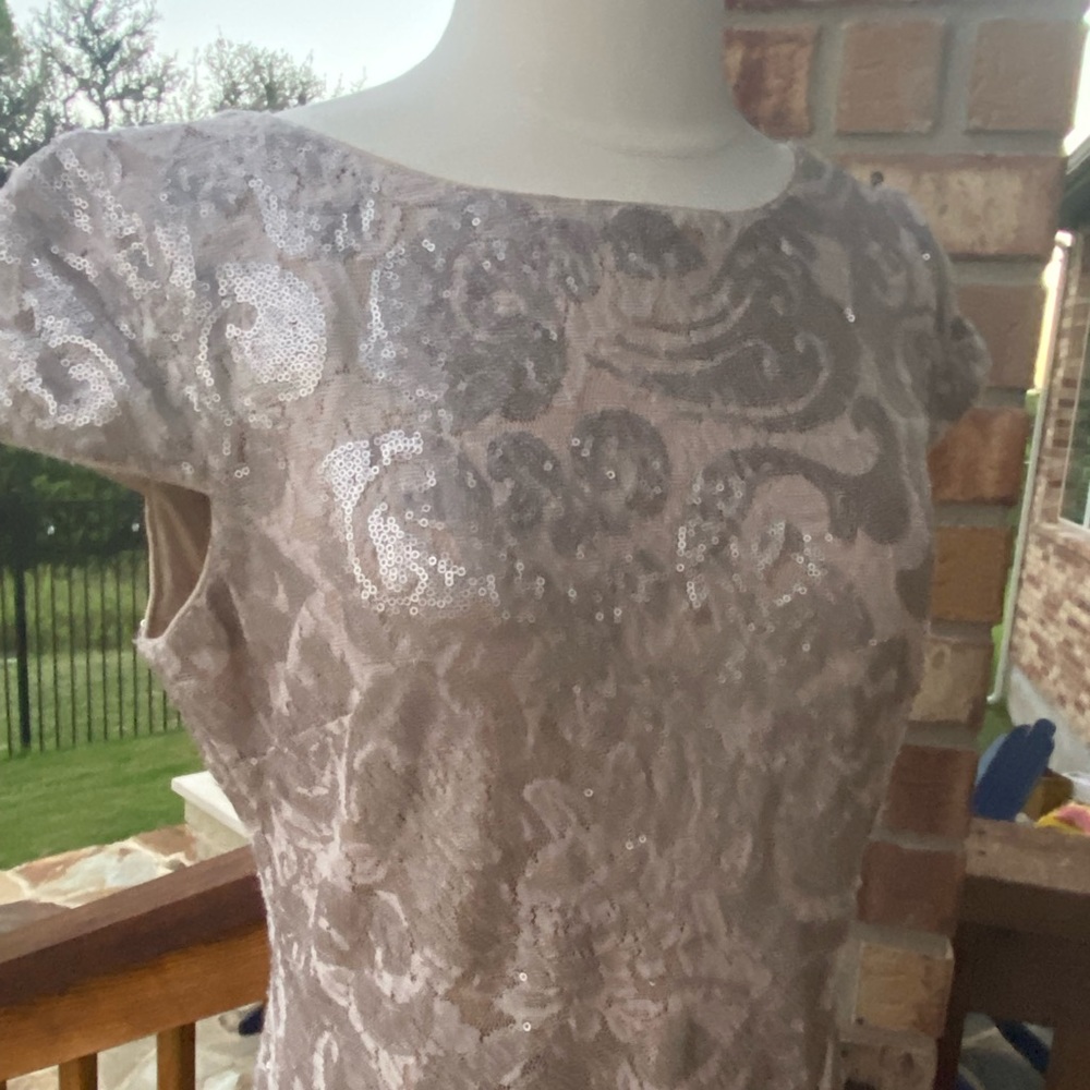 Calvin Klein long dress, formal, sequin material, size 12, excellent condition
